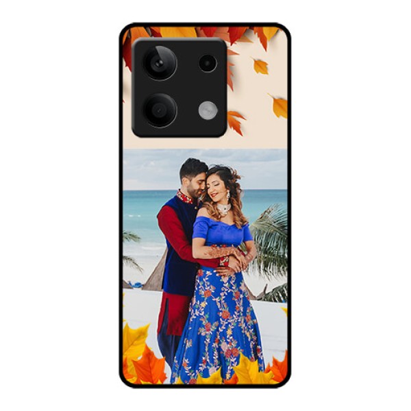 Poco X6 Neo 5G Custom Glass Phone Case - Autumn Maple Leaves Design Poco X6 Neo 5G Custom Glass Phone Case - Autumn Maple Leaves Design