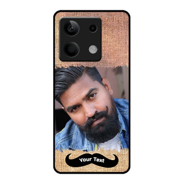 Poco X6 Neo 5G Custom Glass Phone Case - With Texture Design