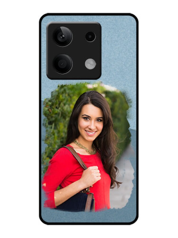 Custom Poco X6 Neo 5G Custom Glass Phone Case - Grunge Line Art Design