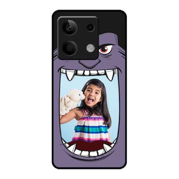 Poco X6 Neo 5G Custom Glass Phone Case - Angry Monster Design