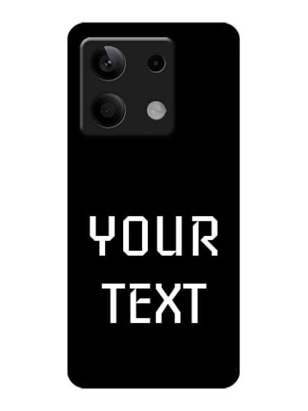 Custom Poco X6 Neo 5G Custom Glass Phone Case - Your Name Design