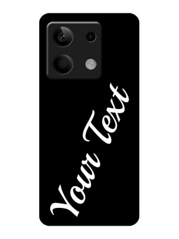 Custom Poco X6 Neo 5G Custom Glass Phone Case - With Your Name Design