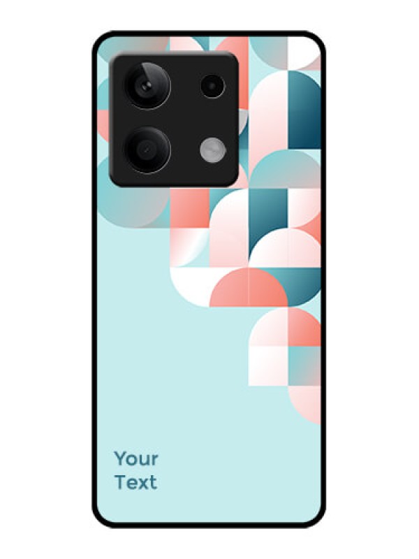 Custom Poco X6 Neo 5G Custom Glass Phone Case - Stylish Semi - Circle Pattern Design