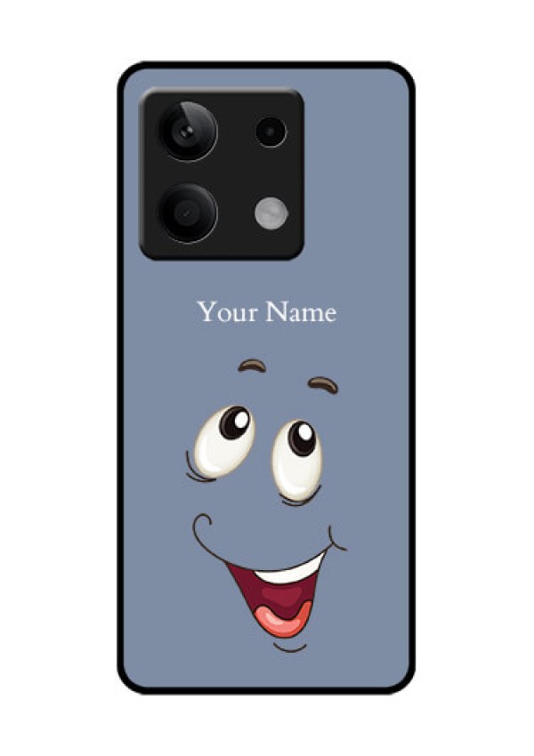 Poco X6 Neo 5G Custom Glass Phone Case - Laughing Cartoon Face Design
