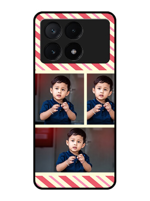 Custom Poco X6 Pro 5G Custom Glass Phone Case - Picture Upload Mobile Case Design