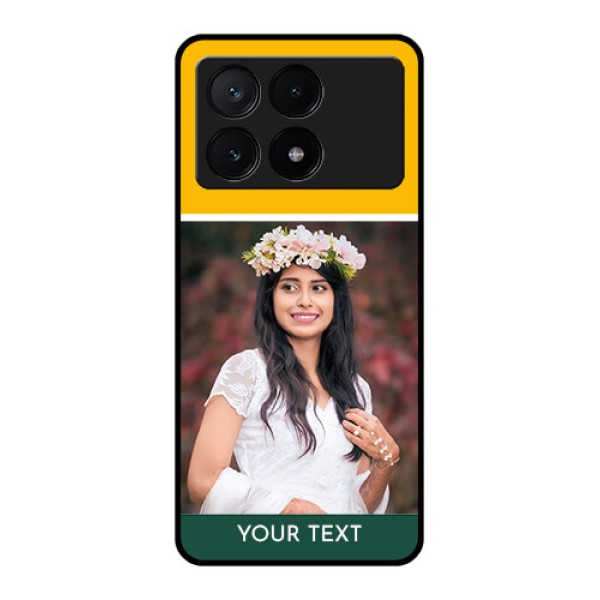 Poco X6 Pro 5G Custom Glass Phone Case - Love You Design