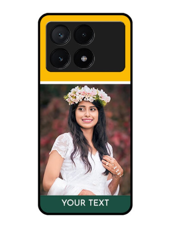 Custom Poco X6 Pro 5G Custom Glass Phone Case - Love You Design