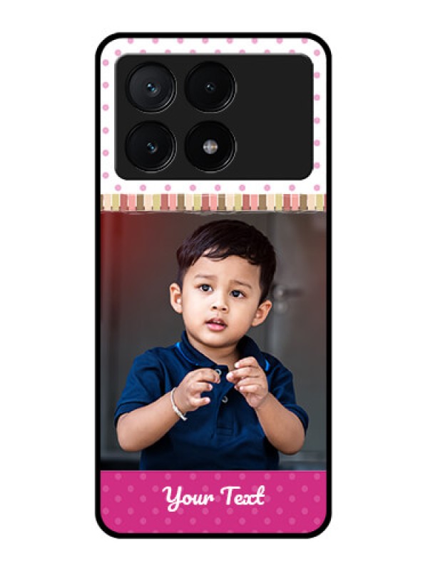 Custom Poco X6 Pro 5G Custom Glass Phone Case - Cute Girls Cover Design