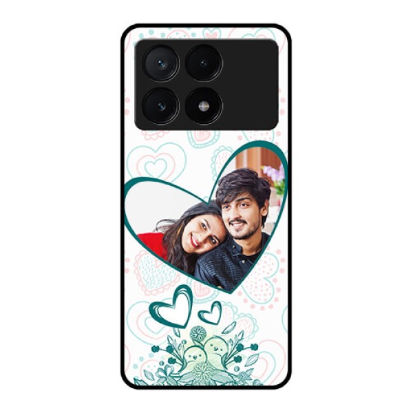 Poco X6 Pro 5G Custom Glass Phone Case - Premium Couple Design
