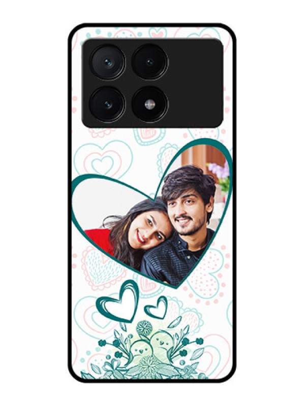 Custom Poco X6 Pro 5G Custom Glass Phone Case - Premium Couple Design