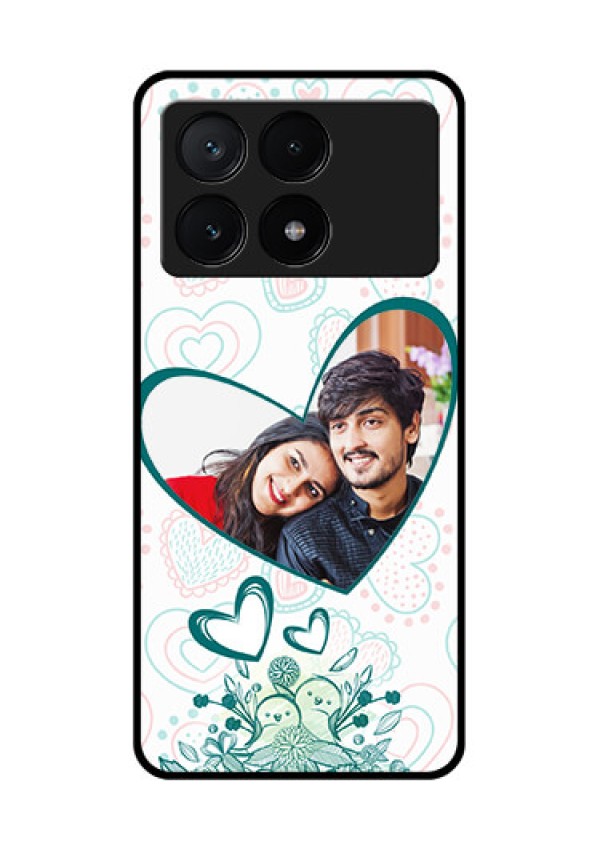 Poco X6 Pro 5G Custom Glass Phone Case - Premium Couple Design
