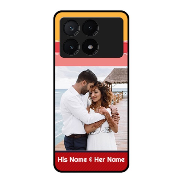 Poco X6 Pro 5G Custom Glass Phone Case - Colorful Case Design