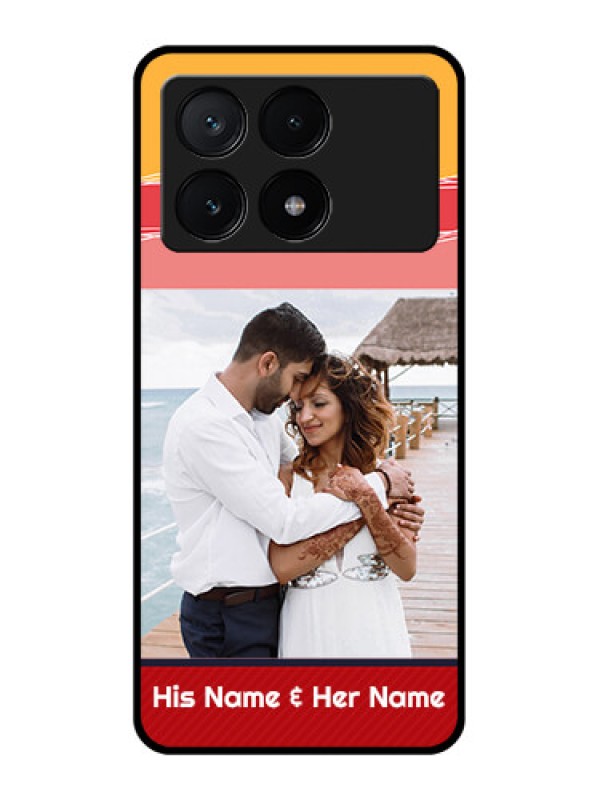 Custom Poco X6 Pro 5G Custom Glass Phone Case - Colorful Case Design