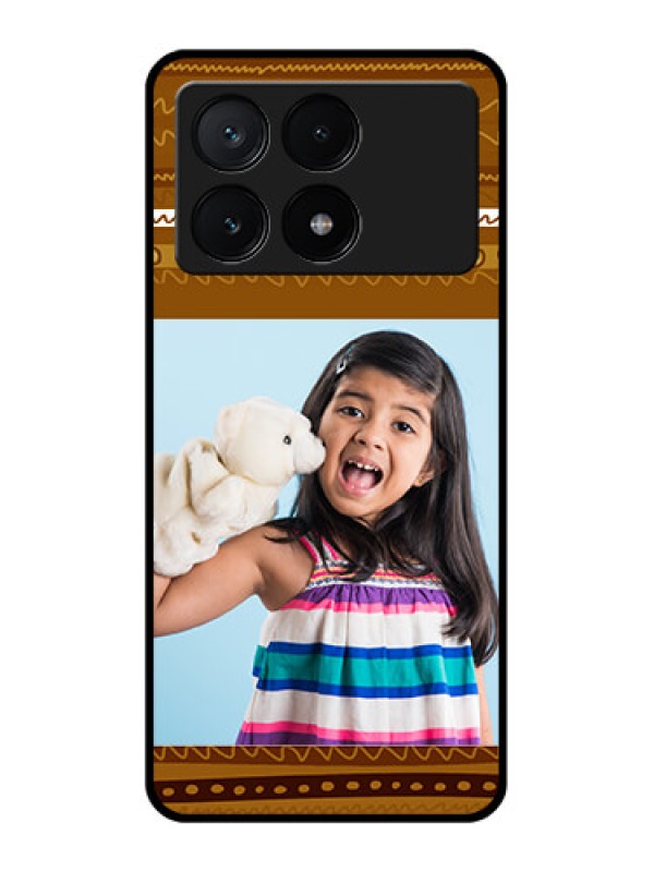 Custom Poco X6 Pro 5G Custom Glass Phone Case - Friends Picture Upload Design