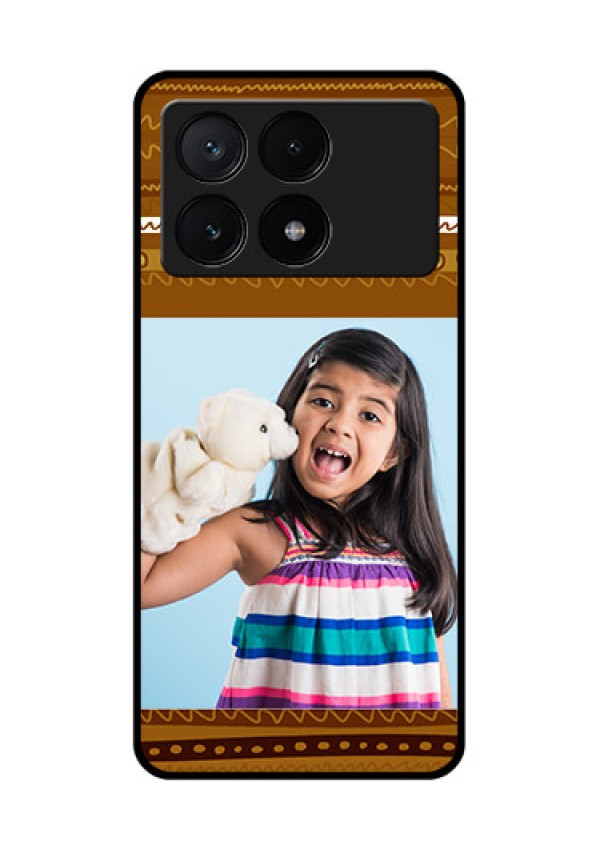 Poco X6 Pro 5G Custom Glass Phone Case - Friends Picture Upload Design