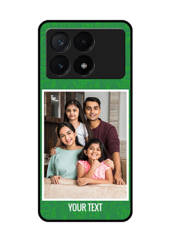 Poco X6 Pro 5G Custom Glass Phone Case - Picture Upload Design
