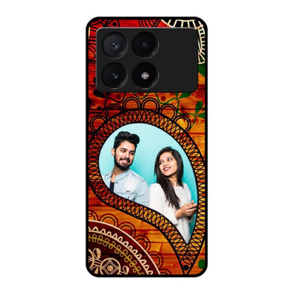 Poco X6 Pro 5G Custom Glass Phone Case - Abstract Colorful Design Poco X6 Pro 5G Custom Glass Phone Case - Abstract Colorful Design
