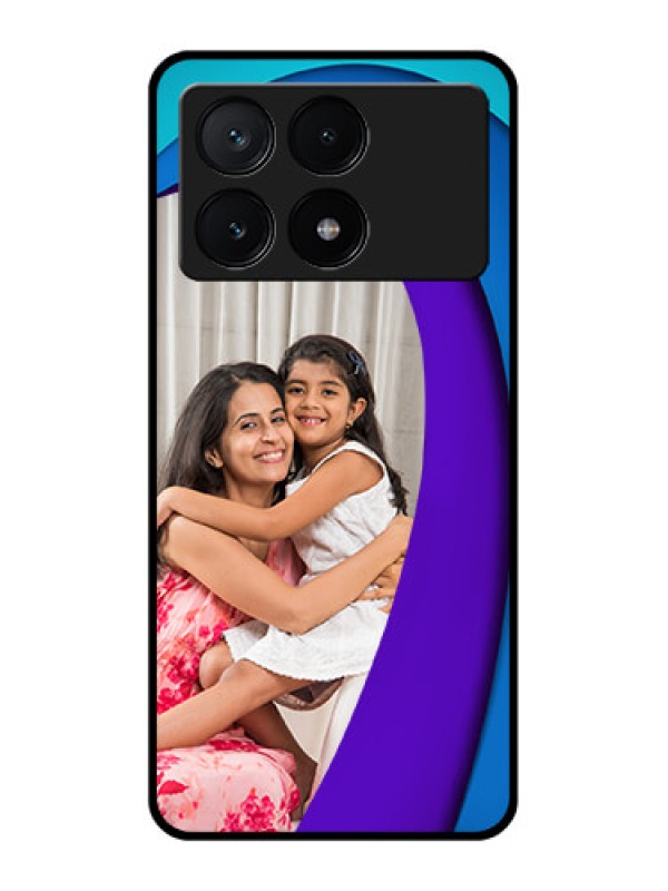 Custom Poco X6 Pro 5G Custom Glass Phone Case - Simple Pattern Design