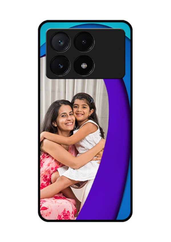 Poco X6 Pro 5G Custom Glass Phone Case - Simple Pattern Design