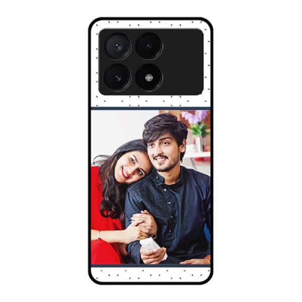 Poco X6 Pro 5G Custom Glass Phone Case - Premium Dot Design