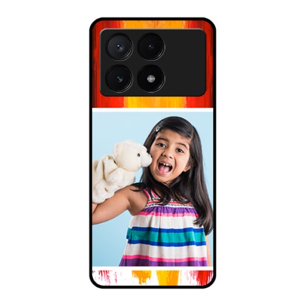 Poco X6 Pro 5G Custom Glass Phone Case - Multi Color Design