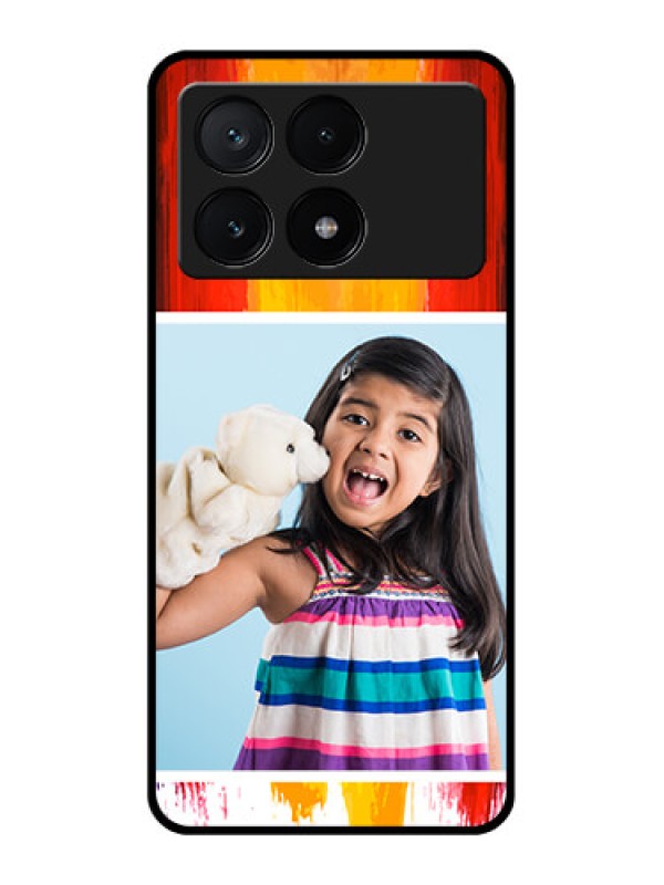 Custom Poco X6 Pro 5G Custom Glass Phone Case - Multi Color Design
