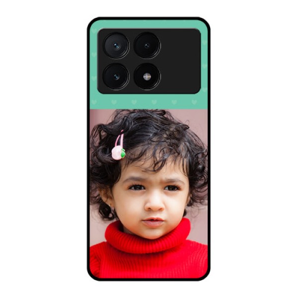 Poco X6 Pro 5G Custom Glass Phone Case - Lovers Picture Design