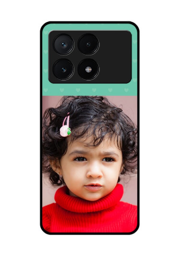 Poco X6 Pro 5G Custom Glass Phone Case - Lovers Picture Design