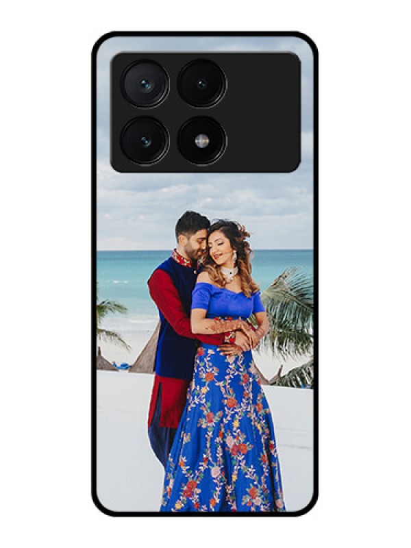 Custom Poco X6 Pro 5G Custom Glass Phone Case - Upload Full Picture Design