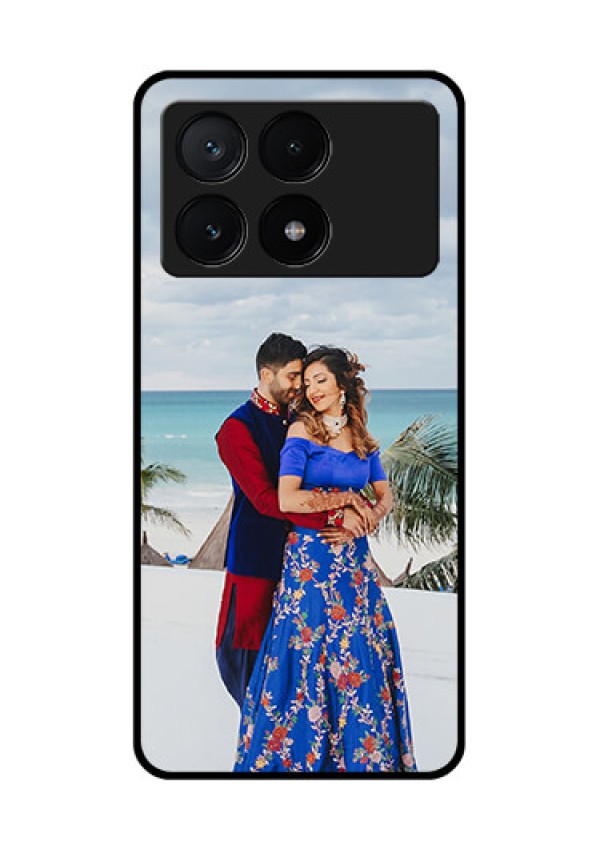Poco X6 Pro 5G Custom Glass Phone Case - Upload Full Picture Design