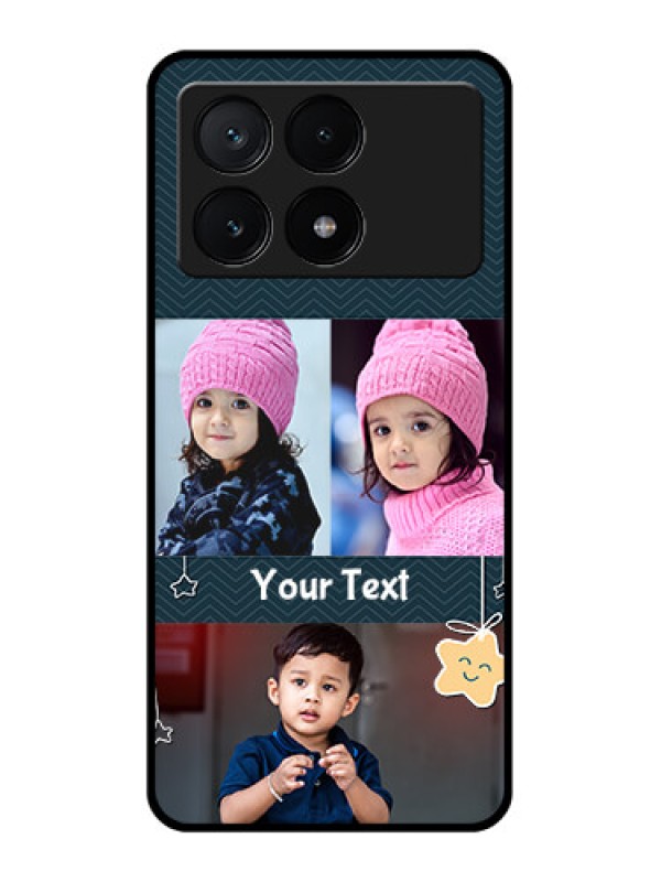 Custom Poco X6 Pro 5G Custom Glass Phone Case - Hanging Stars Design