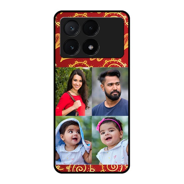 Poco X6 Pro 5G Custom Glass Phone Case - 4 Image Traditional Design Poco X6 Pro 5G Custom Glass Phone Case - 4 Image Traditional Design