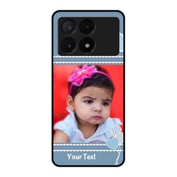 Poco X6 Pro 5G Custom Glass Phone Case - With Kids Pattern Design Poco X6 Pro 5G Custom Glass Phone Case - With Kids Pattern Design