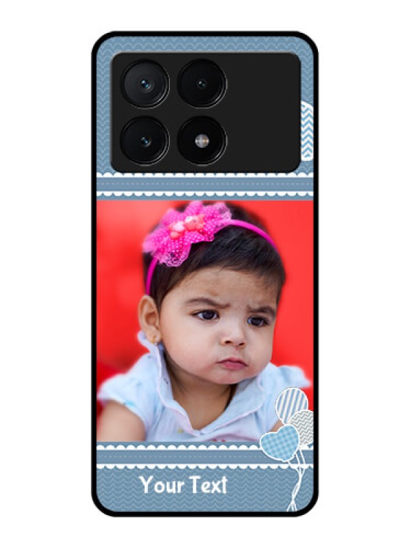 Custom Poco X6 Pro 5G Custom Glass Phone Case - With Kids Pattern Design