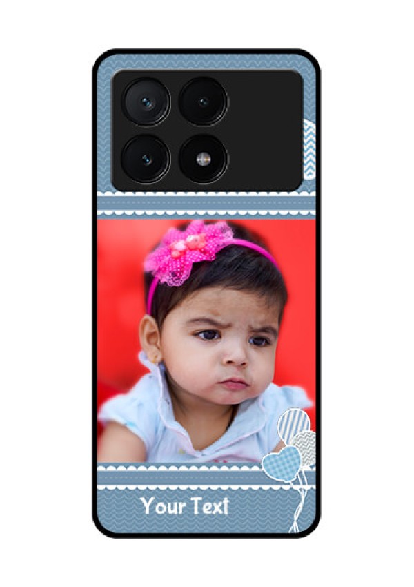 Poco X6 Pro 5G Custom Glass Phone Case - With Kids Pattern Design