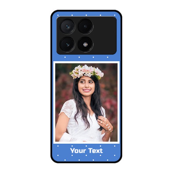 Poco X6 Pro 5G Custom Glass Phone Case - Polka Dots Design