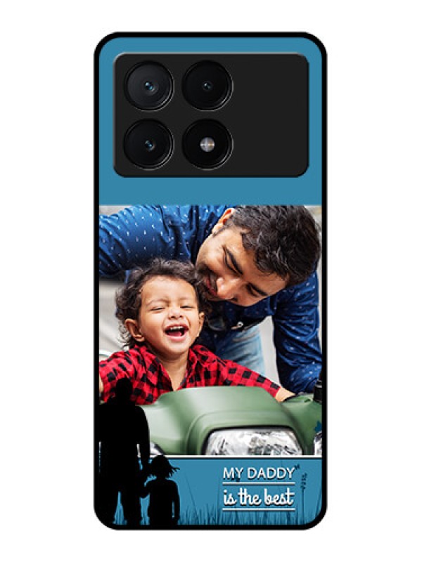 Custom Poco X6 Pro 5G Custom Glass Phone Case - Best Dad Design