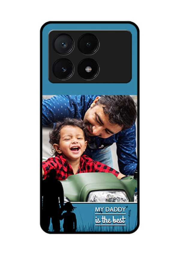 Poco X6 Pro 5G Custom Glass Phone Case - Best Dad Design