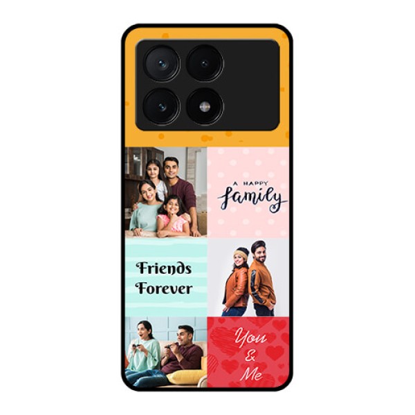 Poco X6 Pro 5G Custom Glass Phone Case - Images With Quotes Design Poco X6 Pro 5G Custom Glass Phone Case - Images With Quotes Design