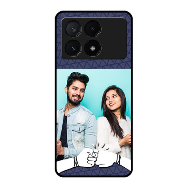 Poco X6 Pro 5G Custom Glass Phone Case - With Best Friends Design