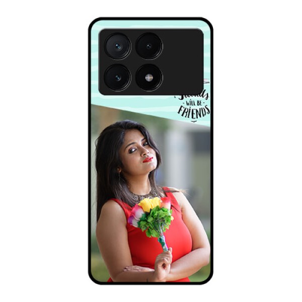 Poco X6 Pro 5G Custom Glass Phone Case - Friends Picture Icon Design