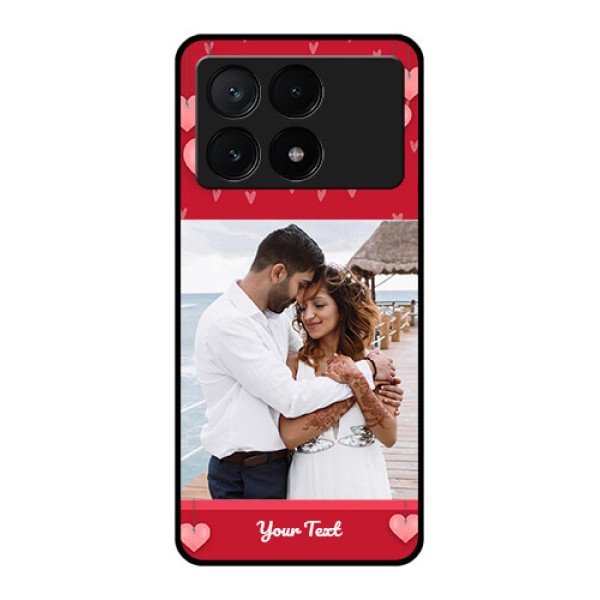 Poco X6 Pro 5G Custom Glass Phone Case - Valentines Day Design