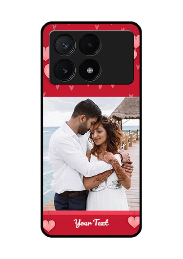 Poco X6 Pro 5G Custom Glass Phone Case - Valentines Day Design