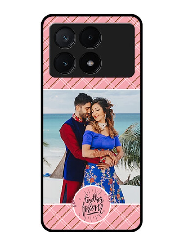 Custom Poco X6 Pro 5G Custom Glass Phone Case - Together Forever Design