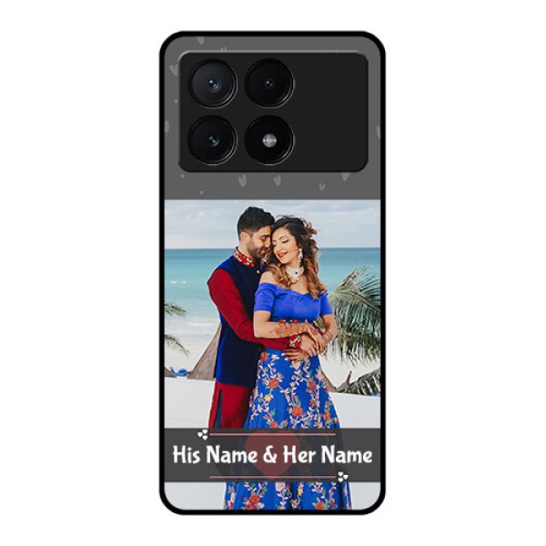Poco X6 Pro 5G Custom Glass Phone Case - Buy Love Design With Photo Online Poco X6 Pro 5G Custom Glass Phone Case - Buy Love Design With Photo Online