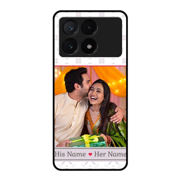 Poco X6 Pro 5G Custom Glass Phone Case - With Photo And Ethnic Design