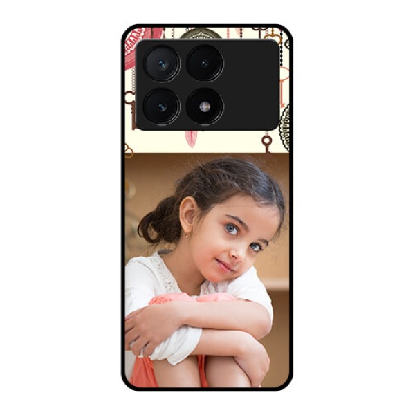Poco X6 Pro 5G Custom Glass Phone Case - Boho Style Design