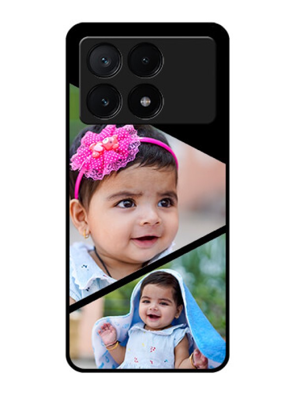 Custom Poco X6 Pro 5G Custom Glass Phone Case - Semi Cut Design