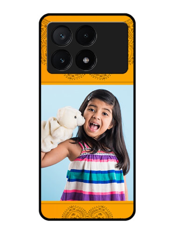 Custom Poco X6 Pro 5G Custom Glass Phone Case - Photo Wedding Design