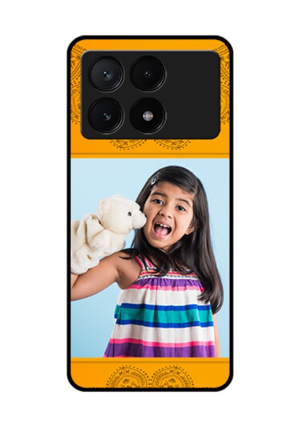 Poco X6 Pro 5G Custom Glass Phone Case - Photo Wedding Design